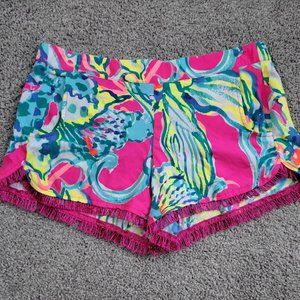 Lilly Pulitzer M Cocoa Shorts Magenta Hottie